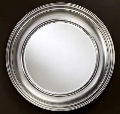 Image de Casa Padrino Luxe Salon Miroir Argenté Ø 102 cm - miroir mural salon