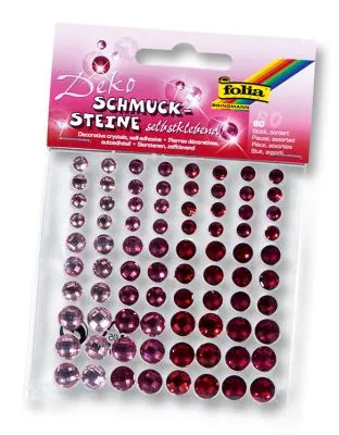 Produktbild von Folia Schmucksteine selbstkl. Farbe: rot 21406196182-sweetlove