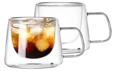 Image de Ensemble de 2 verres à latte macchiato à double paroi