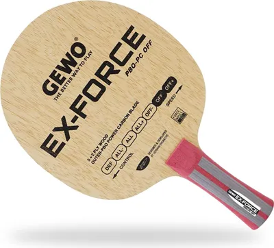 Produktbild von GEWO Tischtennisholz Ex-Force PBO-PC OFF anatomisch