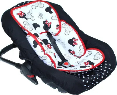 Produktbild von Sitzverkleinerer Baumwolle Kind für Auto Kindersitz Baby Schale Einsatz Einlage- 20 - Minnie