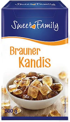 Immagine prodotto di SweetFamily Caramelle di roccia marroni Dolcezza aromatizzata 500g