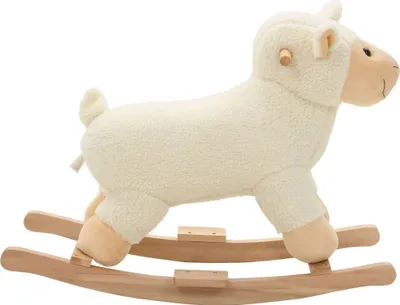 Immagine prodotto di Pecora a Dondolo in Peluche 78x34x58 cm Bianca