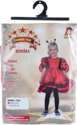 Immagine prodotto di Abito da carnevale - Coccinella, taglia 80-92 cm