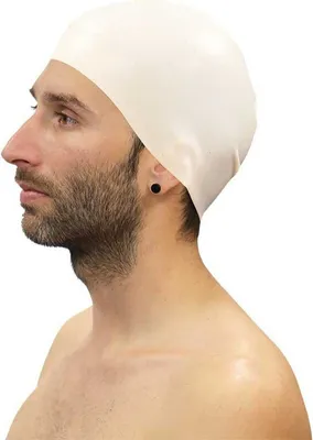 Produktbild von Softee Silicone Badekappe Weiß Adult Weiß Adult