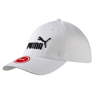 Image de PUMA cap Essential Cap White-No.1 blanc
