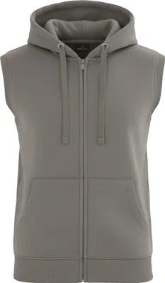 Produktbild von ROCK-IT Apparel Herren Hoodie Weste Ärmellos – Premium Kapuzenjacke mit Reißverschluss für Sport & Freizeit Ultimate Grau 4XL