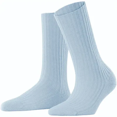 Image de Chaussettes FALKE Cosy Wool Boot pour femmes, bleu clair, pointures 39-42