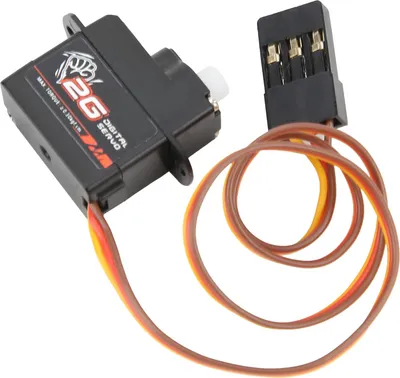 Imagen del producto de Kit de servomotor digital RC 2G con engranajes de plástico, ideal para coches, aviones, helicópteros y vehículos de ala fija a escala 1/24