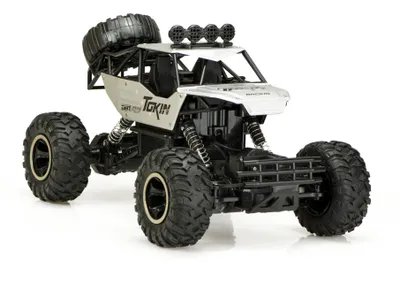 Image de Voiture RC Rock Crawler 1:12 4WD MÉTAL argent