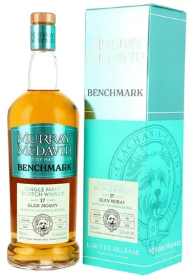Produktbild von Glen Moray 17 Jahre - 2007/2025 - Murray McDavid - Benchmark - Kentucky Bourbon Barrel - Single Malt Scotch Whisky