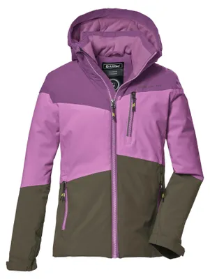 Obrázok produktu pre Funkčná bunda značky killtec pre dievčatá s kapucňou a snežným lemom / outdoorová bunda, je vodeodolná