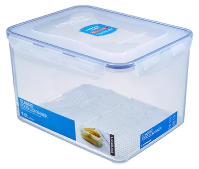 Produktbild von Lock & Lock HPL838, Box, Rechteckig, 9 l, Blau, Transparent, Polypropylen (PP), -20 - 115,6 °C