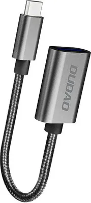 Obrázek produktu pro Adaptér Dudao kabel OTG adaptér z USB 2.0 na USB typu C šedý (L15T)
