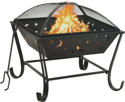 Image de Foyer avec tisonnier 62 cm XXL Acier