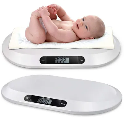 Productafbeelding van Digitale babyweegschaal met hoge precisie tot 20 kg en 3 weegmodi