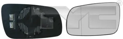 Image de TYC Glace de rétroviseur gauche (332-0014-1) pour Skoda Octavia II
