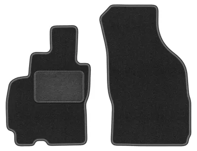 Produktbild von Velours-Fußmatten Vorne für Hyundai Atos 1997-2008 (Schrägheck) – 2-tlg, Graphit, passgenau – Wielganizator LUX