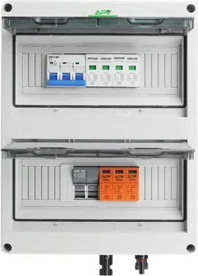 Zdjęcie produktu dla Rozdzielnica fotowoltaiczna PV 1000V DC/AC IP65 32A - 1 String