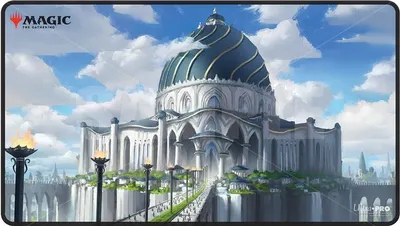 Produktbild von Ultra Pro - Standard Playmat - Magic: Strixhaven The Biblioplex, Strixhaven Stitched Playmat V6