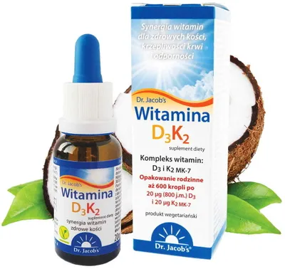 Produktbild von Dr. Jacobs Vitamin D3 + K2 Immunitätstropfen 20 ml