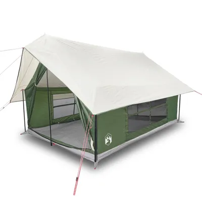 Image de Tente de camping 5 personnes vert imperméable