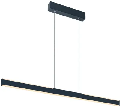 Produktbild von SLV 1006185 ONE LINEAR 100, Pendelleuchte schwarz 24W 2700/3000K
