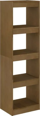 Obrázek produktu pro vidaXL Regálová knihovna 40x30x135,5 cm z masivního borovicového dřeva