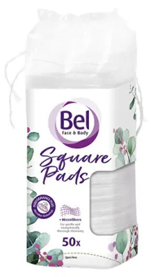 Produktbild von Bel Premium Pads Square, 50 Stk. neu,/ Beutel