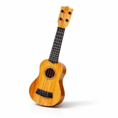 Immagine prodotto di Chitarra per bambini da 35 cm, ukulele, chitarra giocattolo, strumento musicale per bambini, giocattolo educativo, per principianti, carina, YaLiva_Decor®