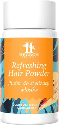 Produktbild von HEGRON Erfrischendes Haarpuder - Haarstyling-Puder - erfrischt und absorbiert überschüssigen Talg - 10 g