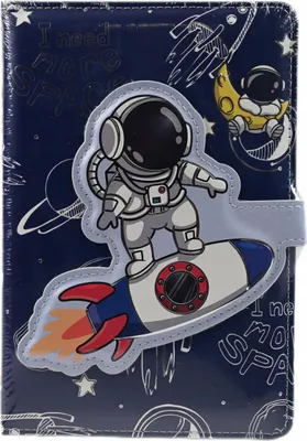 Produktbild von Weltraum Tagebuch B6 mit Schloss Astronaut Notizbuch - Cooles Geschenk für Jungen und Mädchen