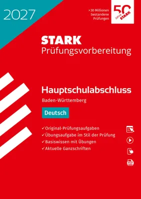 Produktbild von STARK Deutsch - Hauptschulabschluss 2027 BW - Prüfungsvorbereitung