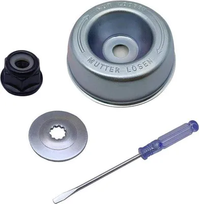 Produktbild von Adapter-Set für Sägeblatt, geeignet für Stihl-Trimmer, Mähbalken, Rasenmäher, Düsenring und Antriebsplatte