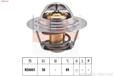 Produktbild von EPS Thermostat Kühlmittel 89°C für OPEL Vivaro A Kastenwagen (X83) Vivaro A Combi (X83) Vivaro A Pritsche / Fahrgestell (X83) für VAUXHALL
