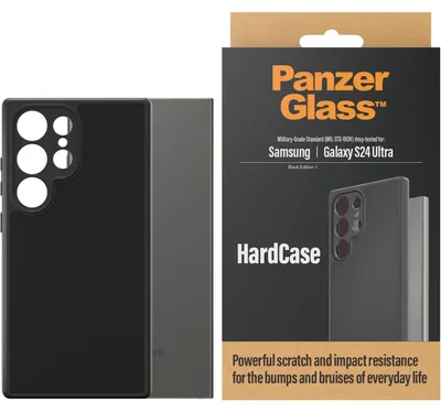 Zdjęcie produktu dla PanzerGlass ® HardCase Black Samsung Galaxy S24 Ultra, Pokrowiec, Samsung, Samsung - Galaxy S24 Ultra, Czarny
