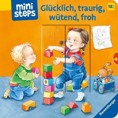 Produktbild von ministeps: Glücklich, traurig, wütend, froh