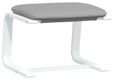 Obrázek produktu pro vidaXL Podnožka Light Grey 51x41x40 cm Látka