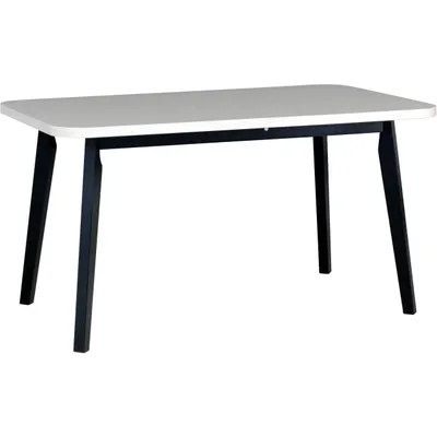 Produktbild von Tisch DS47 80x140/180 weißes Laminat / Schwarz