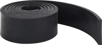 Produktbild von vidaXL Gummileiste für Schneepflug Schwarz 250x8x1 cm
