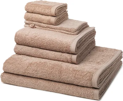 Produktbild von Ross Vita 2 X Wasch- 2 X Gäste- 2 X Dusch- 2 X Handtuch im Set Walkfrottee aus Baumwolle 520 g/m², Flauschig weich saugstark und pflegeleicht, Gewebte Bordüre mit Logo Stickerei