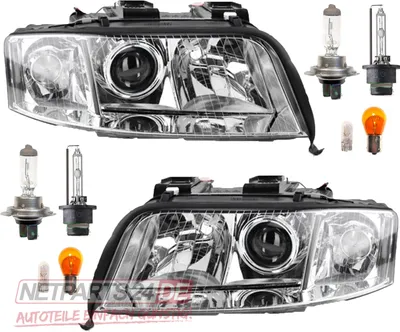 Produktbild von Johns, Scheinwerfer Xenon passend für Audi A6 4B Set mit Leuchtmittel Li Re 01-05 D2SH7 4B0941029R 4B0941030R