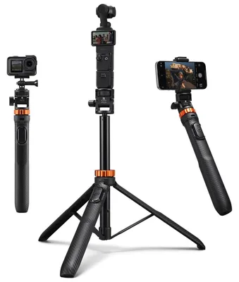 Produktbild von Stativ Lampenstativ Selfiestativ - Ausziehbar - 175 cm - Aluminium - 8-teilige Beine
