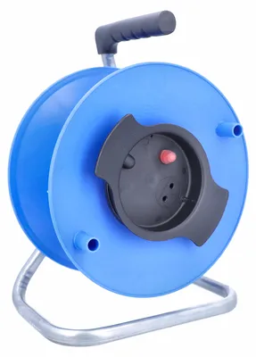 Produktbild von Camping-Kabeltrommel leer Leertrommel für ca. 50m Kabel Thermoschutz IP44