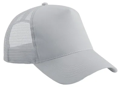 Immagine prodotto di Beechfield - Cappellino trucker snapback per uomo/donna unisex FK1457 (taglia unica) (grigio chiaro)