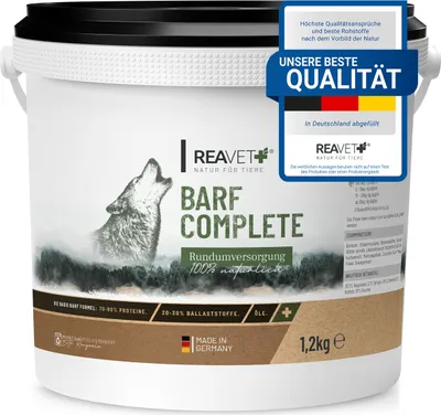 Obrázok produktu pre REAVET Barf Complete Dog Powder 1,2kg - Barf pre psov, Barf Supplement Complete, Minerály a vitamíny, Barf Dog