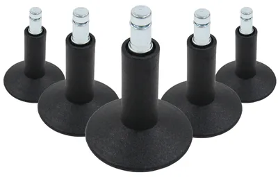 Produktbild von hjh OFFICE Stuhlgleiter 5 x STAND Nr. 12 Bürostuhlgleiter für Hartböden & Teppichböden