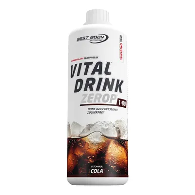 Produktbild von Best Body Nutrition - Vital Drink Zerop - 1000 ml Flasche, 1 x 1000 ml Flasche, Geschmack: Cola