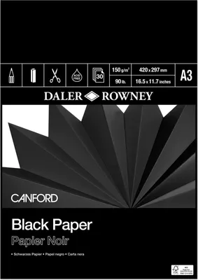 Produktbild von Daler Rowney Canford Coloured Paper Skizzenbuch A3 150 g