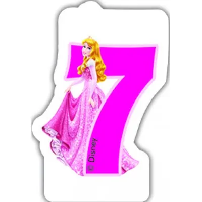 Produktbild von Princess Kerze Zahl 7